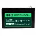 Green Cell AGM12V12AH-H UPS akumuliatorius Rūgštinis akumuliatorius (VRLA) 12 V 12 Ah Green Cell AGM12V12AH-H UPS akumuliatorius Rūgštinis akumuliatorius (VRLA) 12 V 12 Ah