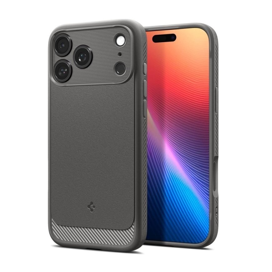 Dėklas „Spigen Rugged Armor MagSafe“, pilkas - iPhone 17 Pro Max