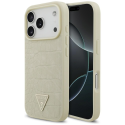 Guess Croco Triangle Logo MagSafe case for iPhone 17 Pro gold Guess Croco Triangle Logo MagSafe case for iPhone 17 Pro gold