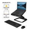 Fellowes Hana LT Laptop Support Black Portatīvā datora statne Melns 48,3 cm (19") Fellowes Hana LT Laptop Support Black Portatīvā datora statne Melns 48,3 cm (19")