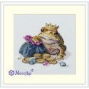Merejka Cross Stitch Embroidery Kit "Golden Toad" 11x12 cm SK280A Merejka Cross Stitch Embroidery Kit "Golden Toad" 11x12 cm SK280A