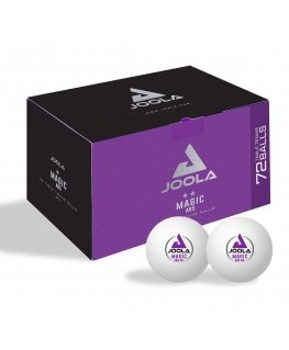 Stalo-tennis-pallot JOOLA MAGIC ABS 72 kpl, valkoinen