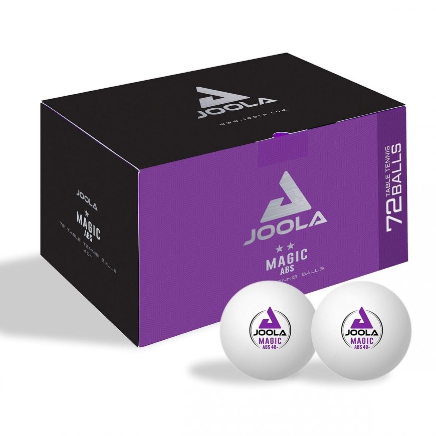 Столы теннисные мячики JOOLA MAGIC ABS 72 шт. белые