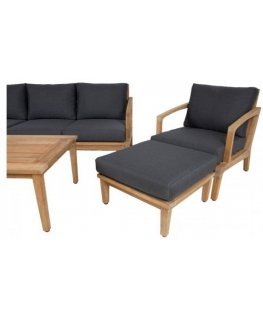 Lauko baldude komplekt Home4You Soodbaldude komplekt MALDIVE laud, diivan, 2Tooli, puf.