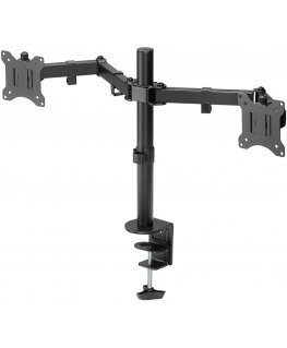 Goobay Dual Monitor Mount Flex, Black
