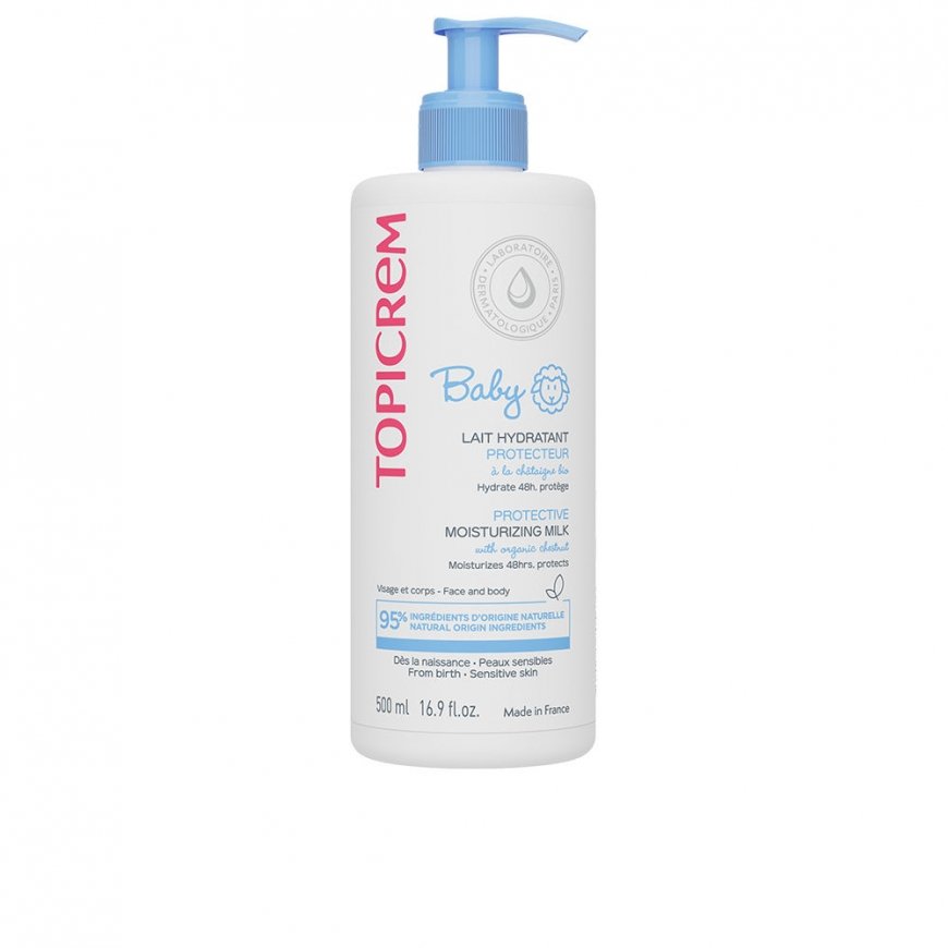 Topicrem BABY NIisutav piim 500 ml + puhastusgeel 500 ml 2 tk