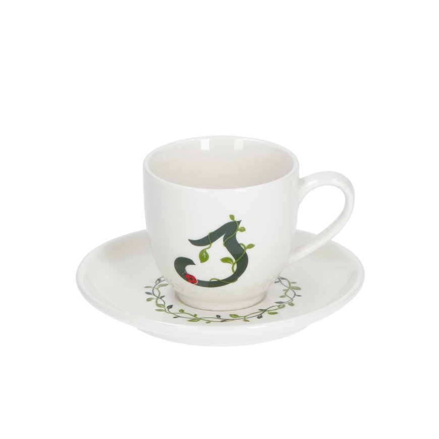 LA PORCELLANA BIANCA SOLOTUA Tassi ja taldrik 90 ml, Muster S