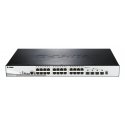 D-Link DGS-1510-28XMP Vadīts L2/L3 Gigabit Ethernet (10/100/1000) Power over Ethernet (PoE) Melns, P