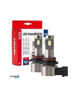 LED automobilių lemputės H25, Canbus, HB4, 9006, 12 V, 31 W, amio-04715