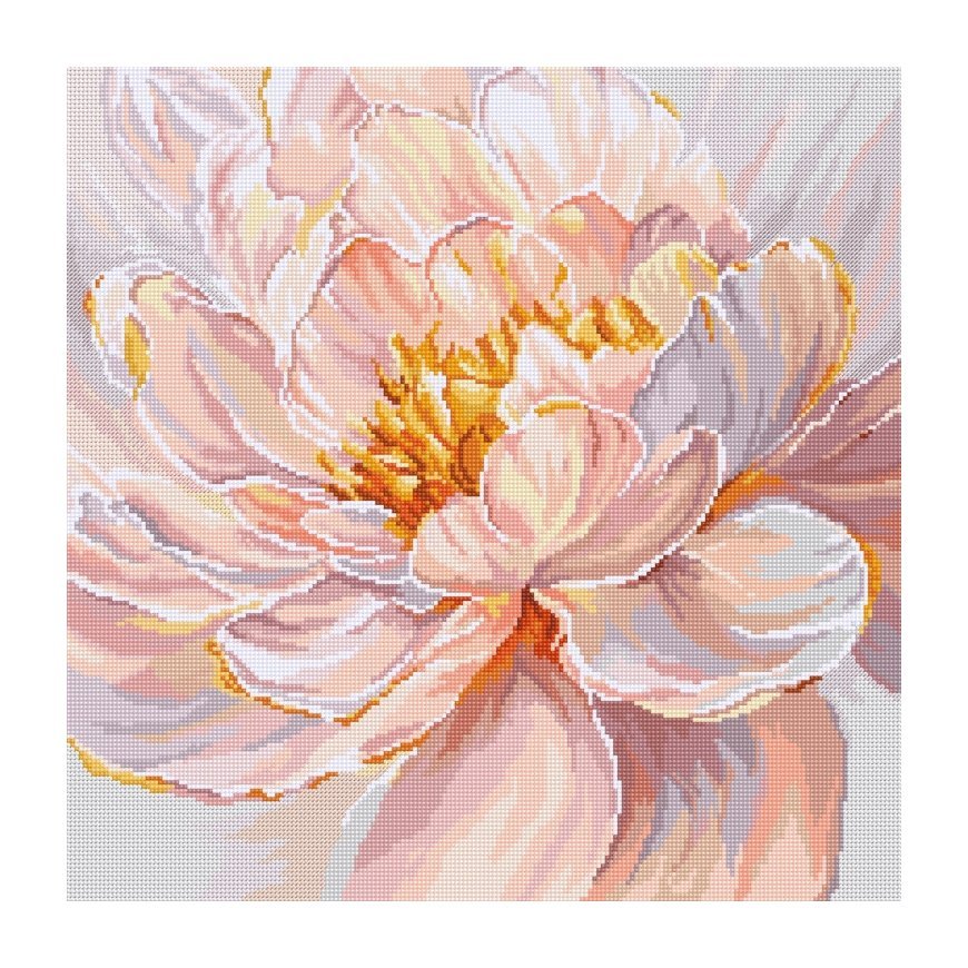 Letistitch ristpistes tuulete komplekt "Floral Grace" 32x32cm SLETIL9956