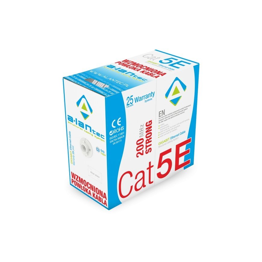 Alantec KIU5STR305 tīkla kabelis Pelēks 305