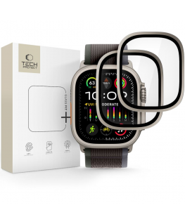SZKŁO HARTOWANE TECH-PROTECT GLASS RING 2-PACK APPLE WATCH ULTRA