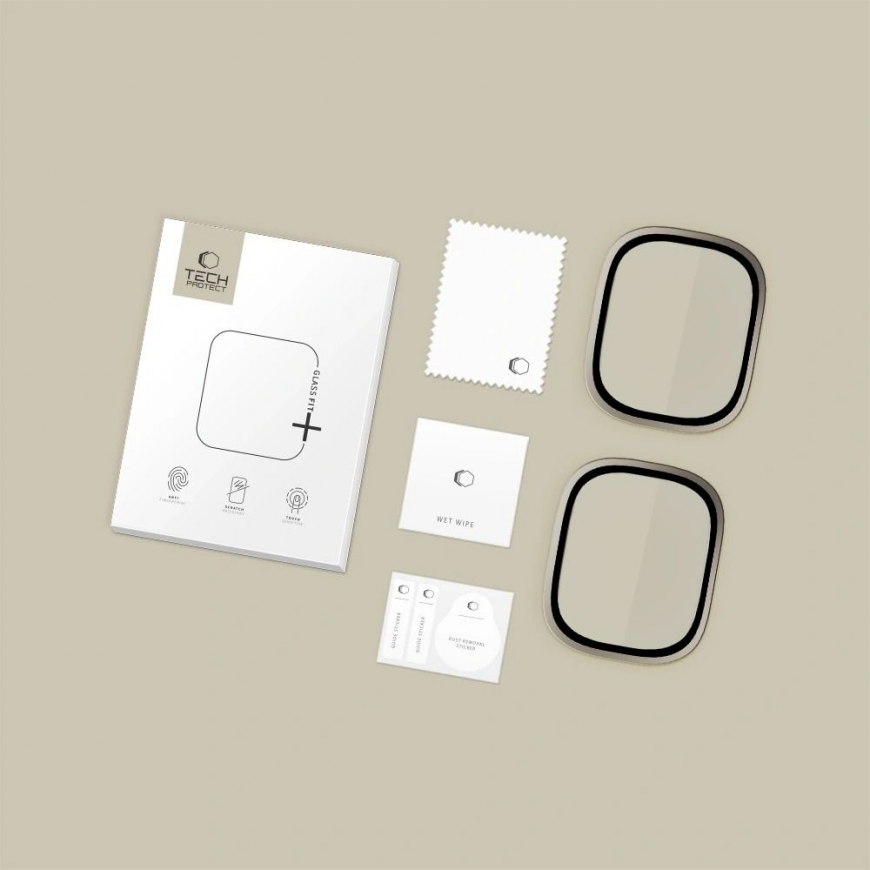 SZKŁO HARTOWANE TECH-PROTECT GLASS RING 2-PACK APPLE WATCH ULTRA – 5