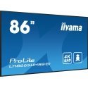 iiyama 86" Vivid-Bright Display with 4K resolution and 800cd/m² panels for illuminating communicatio iiyama 86" Vivid-Bright Display with 4K resolution and 800cd/m² panels for illuminating communicatio