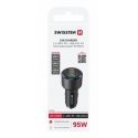 Swissten Car Charger 2x USB-C PD / USB / 95W Swissten Car Charger 2x USB-C PD / USB / 95W
