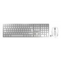 CHERRY DW 9100 SLIM keyboard Mouse included Universal RF Wireless + Bluetooth QWERTZ German Silver CHERRY DW 9100 SLIM keyboard Mouse included Universal RF Wireless + Bluetooth QWERTZ German Silver