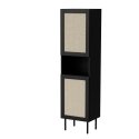 Cama Cabinet JUTA 50x39.5x190 black + linol calabria Cama Cabinet JUTA 50x39.5x190 black + linol calabria