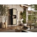 Cama Cabinet JUTA 50x39.5x190 black + linol calabria Cama Cabinet JUTA 50x39.5x190 black + linol calabria