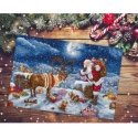 Letistitch krustsīšu izšūšanas komplekts "Klusa nakts - dāvana" 43 x 29 cm SLETIL9958 Letistitch krustsīšu izšūšanas komplekts "Klusa nakts - dāvana" 43 x 29 cm SLETIL9958