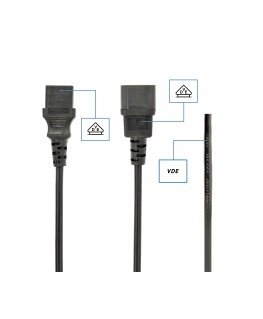 Gembird PC-189-VDE toitekaabel Must 1,8 m C14 pistikut