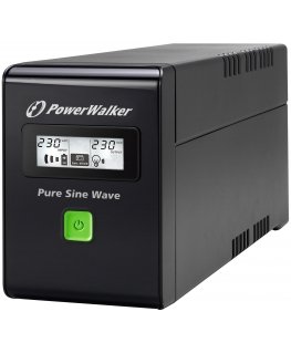 PowerWalker VI 800 SW FR UPS-virtalähde Linjainteraktiivinen 0,8 kVA 480 W 2 AC-pistorasia(a)