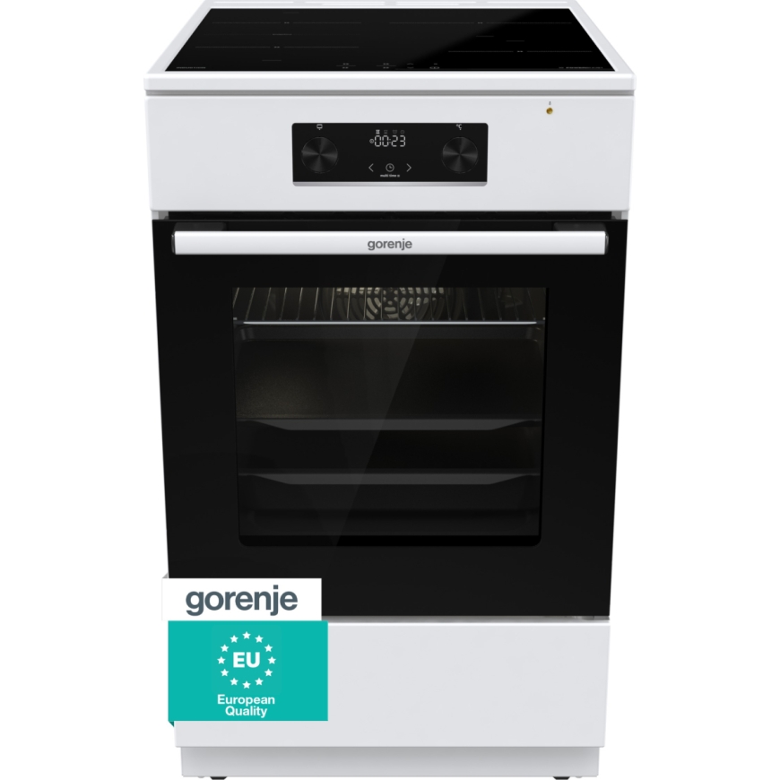 Gorenje GEIT5C60WPG liesi Vapaasti seisova liesi Sähkö Keittoalueinduktioliesi Valkoinen