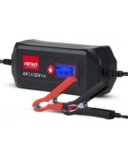 Digitaalinen laturi std gel agm märkä max 6a 6v 12v amio-04524
