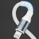 3mk Hyper Cable N-SERIES USB-C | Lightning 1m 9V|2A 20W | white 3mk Hyper Cable N-SERIES USB-C | Lightning 1m 9V|2A 20W | white