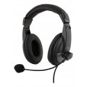 Deltaco HL-50C наушники/гарнитура Проводная Оголовье Calls/Music USB Type-C Черный Deltaco HL-50C наушники/гарнитура Проводная Оголовье Calls/Music USB Type-C Черный