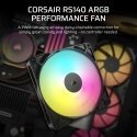 Corsair RS140 ARGB Arvuti korpus Ventilaator 14 cm Must 2 tk Corsair RS140 ARGB Arvuti korpus Ventilaator 14 cm Must 2 tk