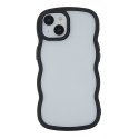 Apple iPhone 12 / 12 Pro viļņu apvalks melns Apple iPhone 12 / 12 Pro viļņu apvalks melns
