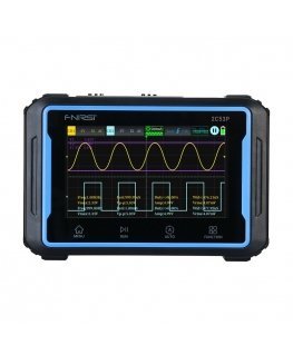 Portable 3-in-1 FNIRSI 2C53P 4.3" touchscreen oscilloscope