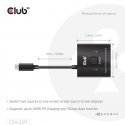 CLUB3D CSV-2511 videohaaroitin USB Type-C 2x DisplayPort CLUB3D CSV-2511 videohaaroitin USB Type-C 2x DisplayPort