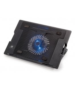 Conceptronic CNBCOOLSTAND1F atdzesējošais paliktnis portatīvajiem datoriem 43,2 cm (17") Melns