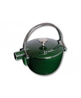 Staub Teapot arbatinukas su sieteliu 1,15 L Žalia