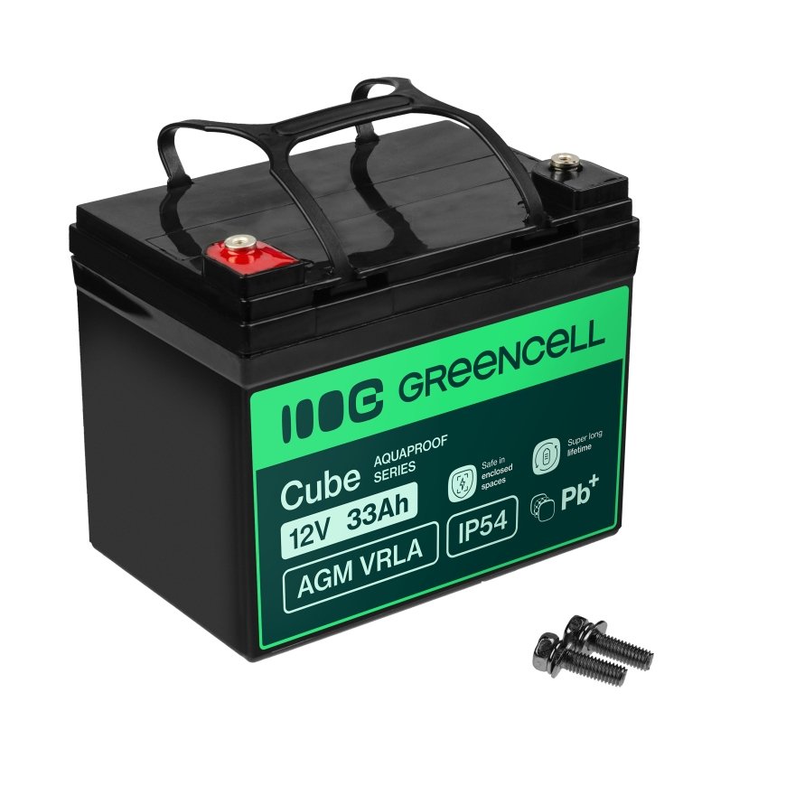 Green Cell AGM12V33AH-J UPS akumuliatorius Rūgštinis akumuliatorius (VRLA) 12 V 33 Ah