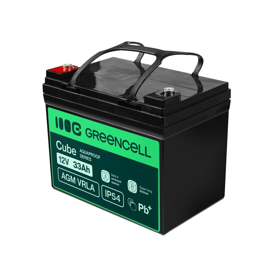 Green Cell AGM12V33AH-J UPS akumulators Noslēgts svina skābju (VRLA) 12 V 33 ampērstunda – 4