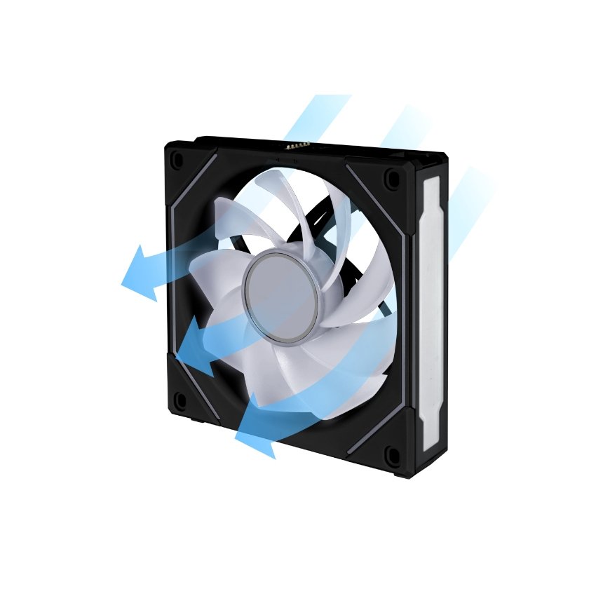 Lian Li 14RSLIN1B arvuti jahutussüsteem Arvuti korpus Ventilaator 14 cm Must – 5