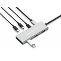 Conceptronic HUBBIES17G sąsajos šakotuvas USB 3.2 Gen 2 (3.1 Gen 2) Type-C 10000 Mbit/ai Pilka Conceptronic HUBBIES17G sąsajos šakotuvas USB 3.2 Gen 2 (3.1 Gen 2) Type-C 10000 Mbit/ai Pilka