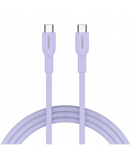 CANYON cable OnWire 60CL C-C 60W COLOR Braided 1m Purple 5291485