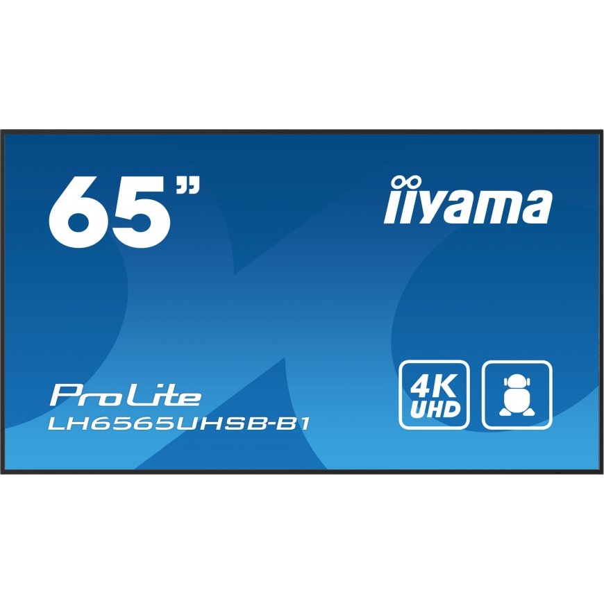 iiyama 65" Vivid-Bright Display with 4K resolution and 800cd/m² panels for illuminating communicatio – 2