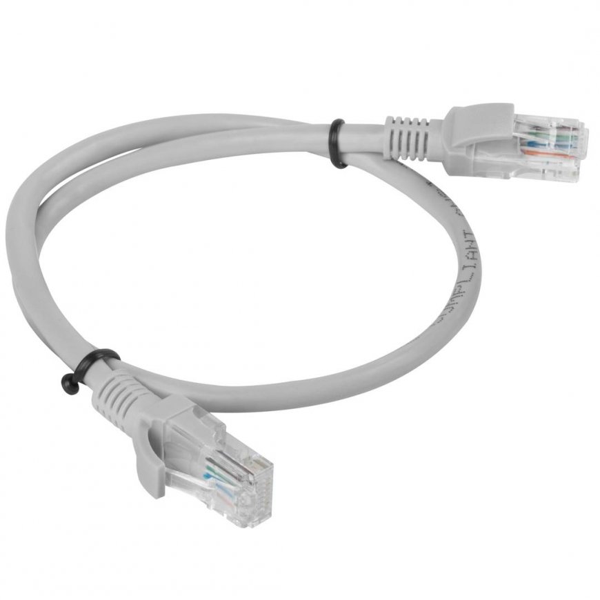Patchcord cat.5e UTP 1m zaļš 10 gab. PCU5-20CC-01
