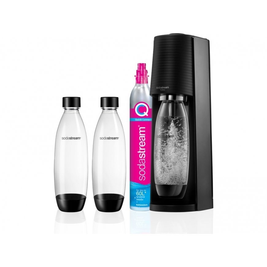 SodaStream Terra Megapack Melns