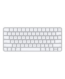 Apple Magic klaviatuur Universaalne USB + Bluetooth QWERTY Ameerika inglise keel Hõbe, Valge