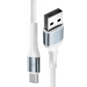 3mk Hyper Cable N-SERIES USB-A | USB-C 1m 9V|2A 18W | white 3mk Hyper Cable N-SERIES USB-A | USB-C 1m 9V|2A 18W | white