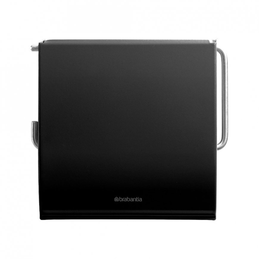 Brabantia 108600 tualetinio popieriaus laikiklis Montuojama ant sienos Juoda – 2