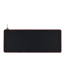 Deltaco Gaming DMP310 RGB Mousepad, 900x360x4mm, 13 LED modes, black
