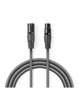 Nedis COTH15012GY05 audiokaabel XLR (3-pin) Hall