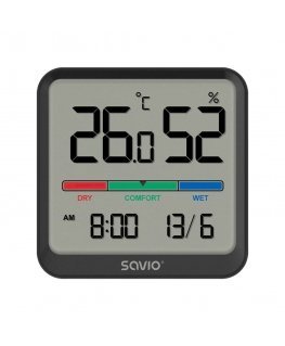 Savio CT-01/B temperature/humidity sensor Indoor Temperature sensor Freestanding