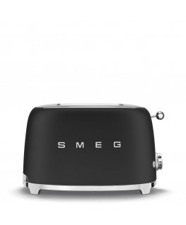 Smeg TSF01BLMEU тостер 6 2 ломтик(а) 950 W Черный, Нержавеющая сталь